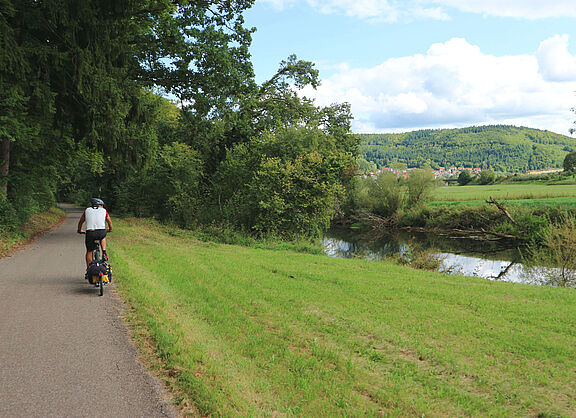 Auf dem Donau Radweg unterwegs